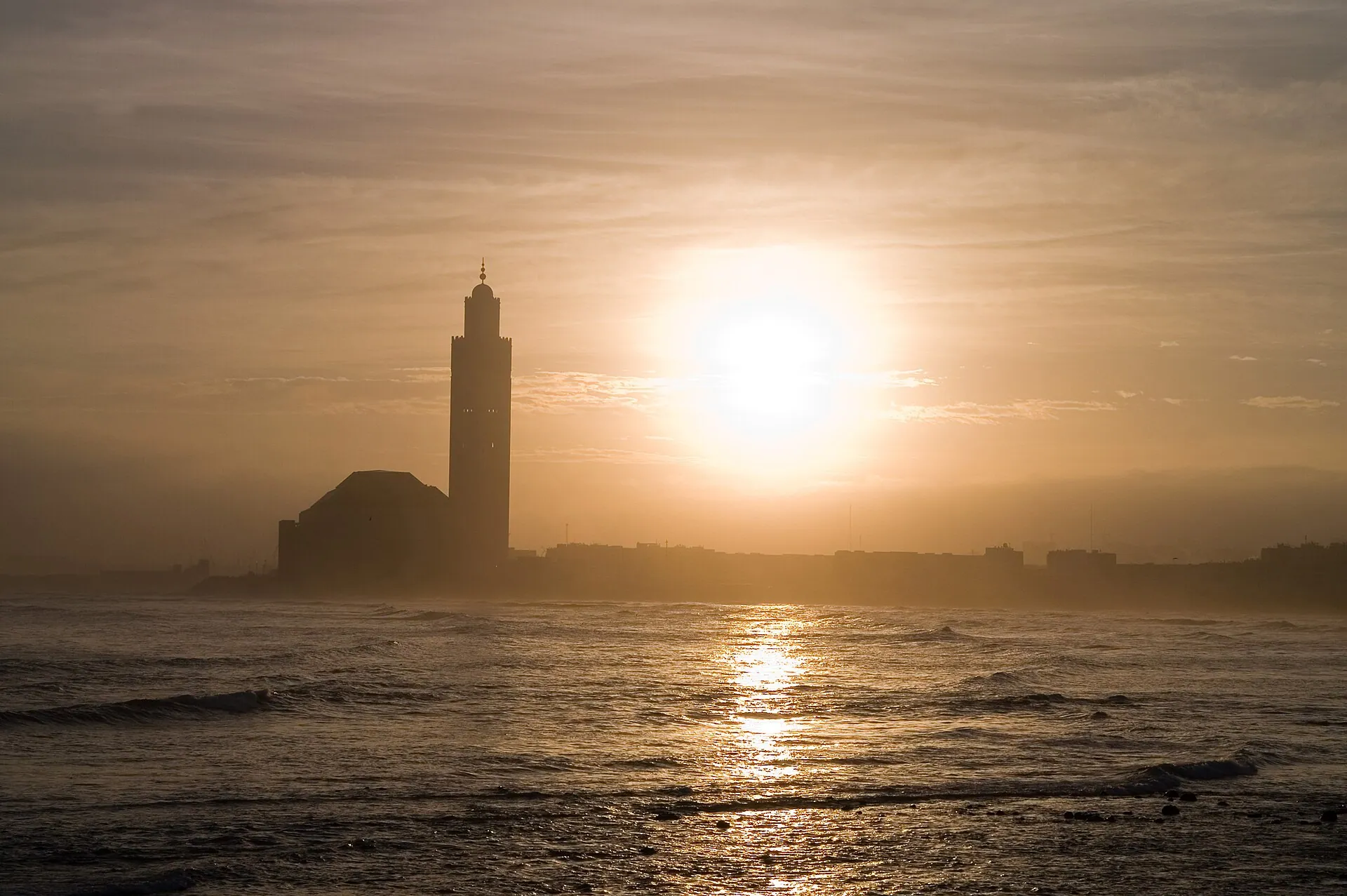 Casablanca city and business districts served by private Mohammed V Airport transfers