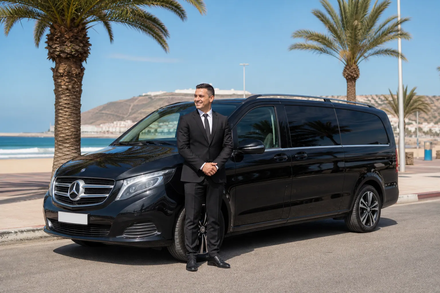 Côte de Tamraght après un transfert privé depuis Agadir Al Massira