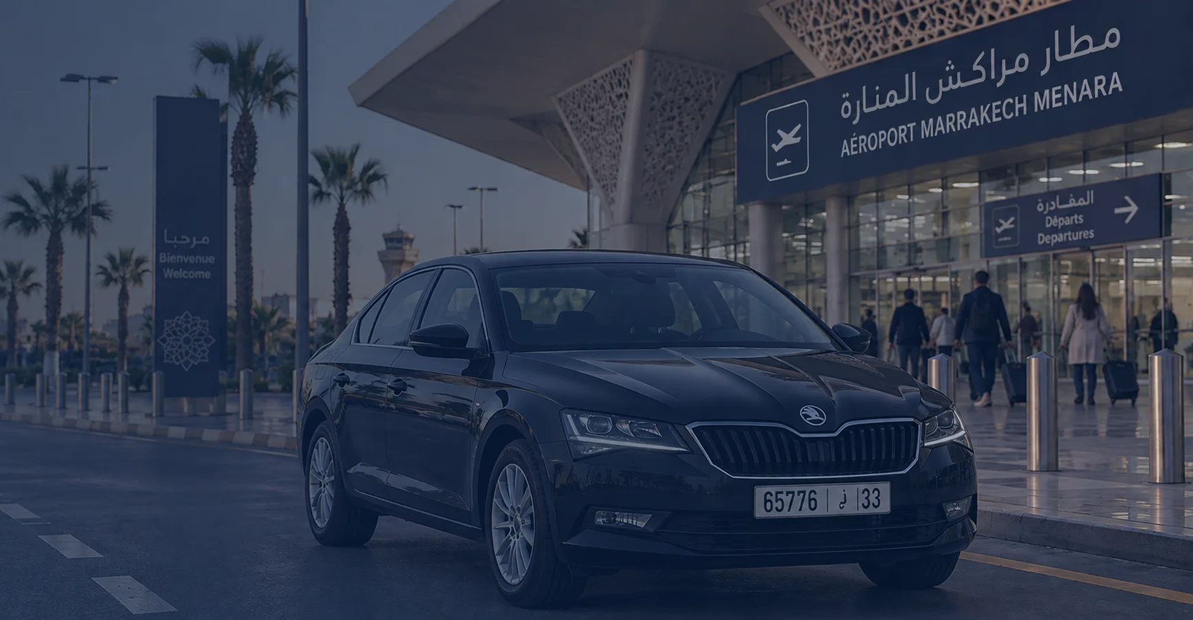 Berline économique pour transferts aéroport privés au Maroc