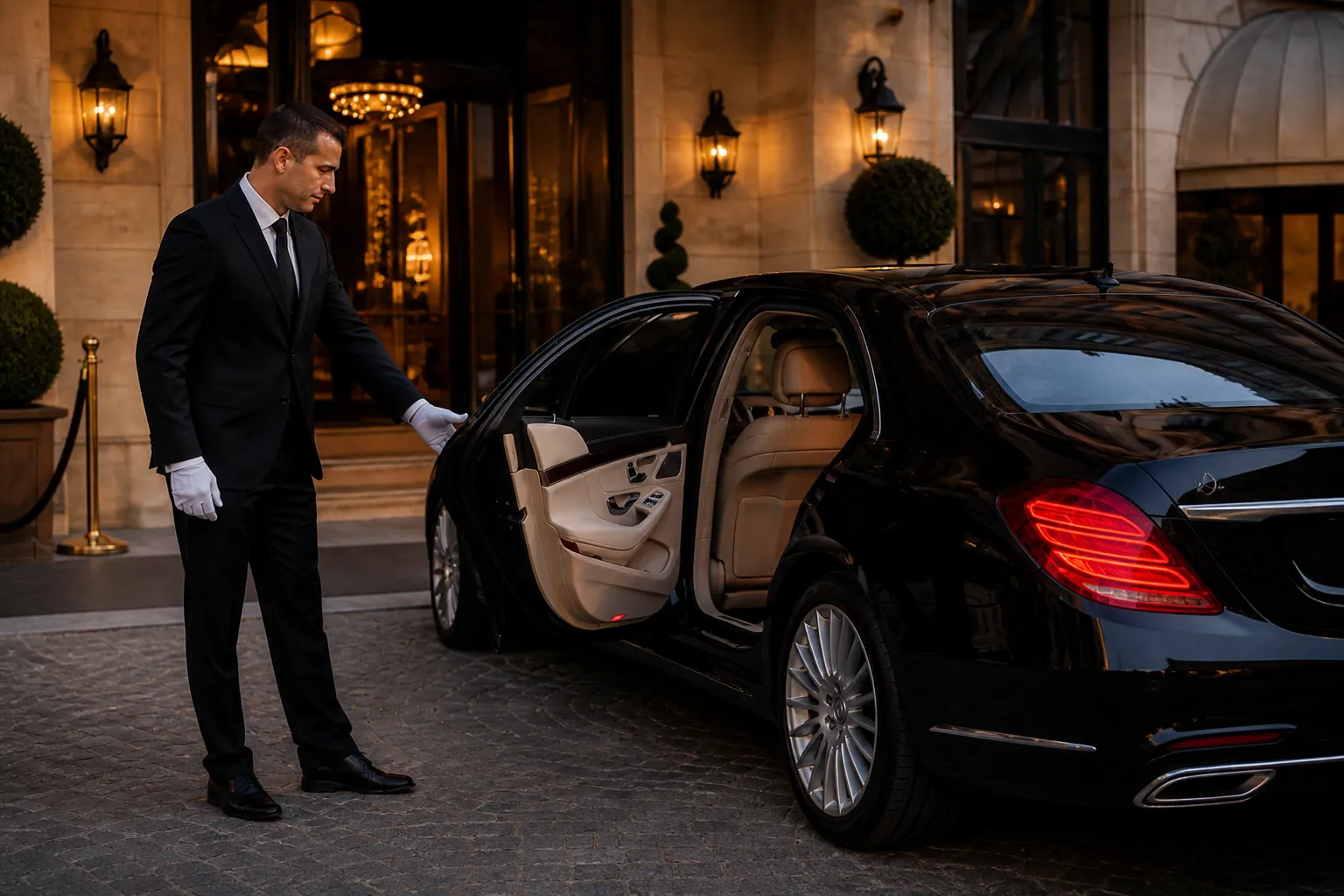 Berline premium et chauffeur pour une arrivée luxe à l’aéroport au Maroc
