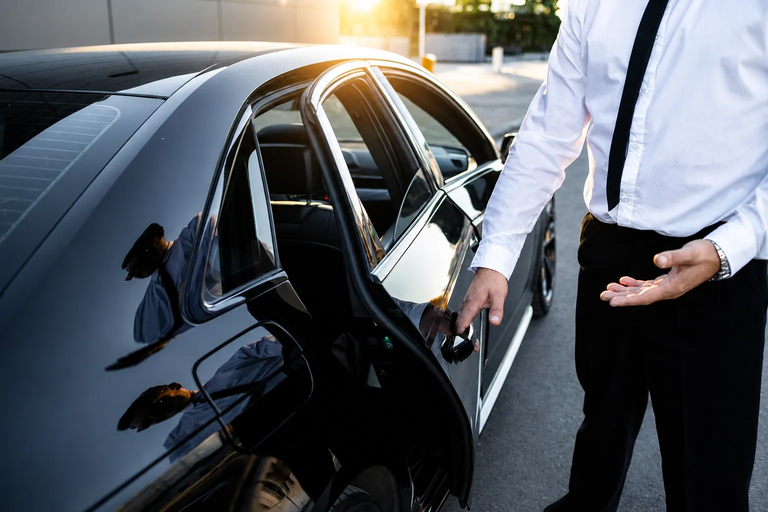 Professional driver and executive vehicle for Morocco corporate transfers